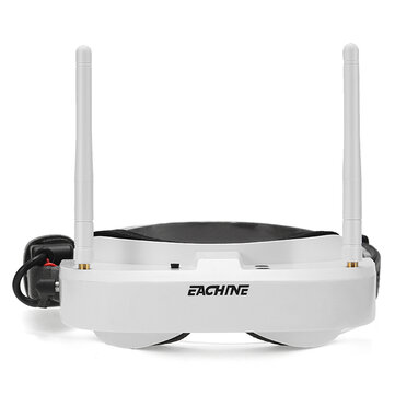 Eachine EV100 720 * 540 5.8G 72CH FPV Очки с вентилятором двойной антенны и 7.4V 1000mAh Батареей Для RC Дрона
