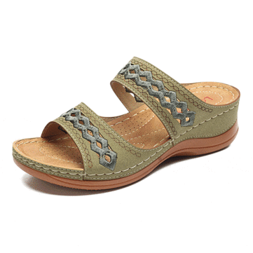 LOSTISY&nbsp;handgemaakte&nbsp;stiksels&nbsp;holle&nbsp;casual&nbsp;comfortabele sandalen