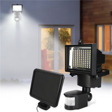 100 Led Solar Powered Pir Motion Sensor Flood Light Outdoor Garden 100 Led Solar Powered Pir Motion Sensor