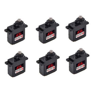 6 PCS AGF B9DLMA Analog Servo 2.2KG Small Torsion 9g Micro Metal Gear For Fixed Wing RC Airplane Car 450 Helicopter Robot