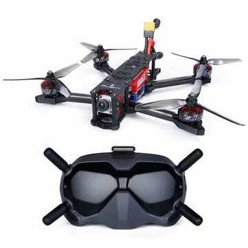 iFlight X DJI Conçu conjointement, le TITAN DC5 6S avec DJI unité aérienne PNP BNF DJI FPV HD Lunettes de protection FPV Racing RC Drone
