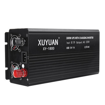 5000W DC 12V à AC 220V Convertisseur onduleur d'énergie solaire à onde sinusoïdale UPS Modifié LCD Affichage hors réseau 