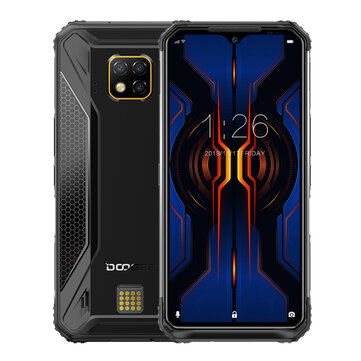 DOOGEE S95 Pro Betees mondiales IP68 Etanche 6.3 pouces FHD + NFC Android 9.0 5150mAh 48MP AI Trois cam&eacute;ras arri&egrave;re cam&eacute;ras 8GB RAM 128 Go ROM Helio P90 Octa Core 4G T&eacute;l&eacute;phone intelligent 