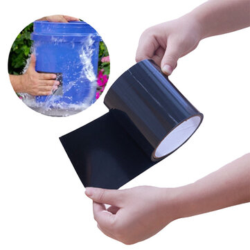 KCASA Super Strong Fiber Impermeable Cinta de reparaci&oacute;n de sello de fugas de alto rendimiento Cinta autoadhesiva Impermeable 