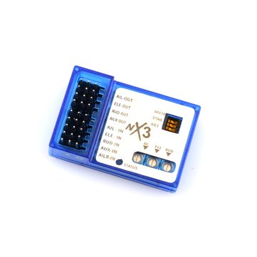 DS NX3 3D GYRO Flight Controller FC Stabilizer Autobalance For RC Airplane Aircraft Fixed Wing V-tail