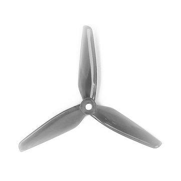 5 Pairs T-Motor T5150 5 Inch 3 Blade Propeller Transparent Gray/Red POPO Compatible for RC Drone FPV Racing Multi Rotors