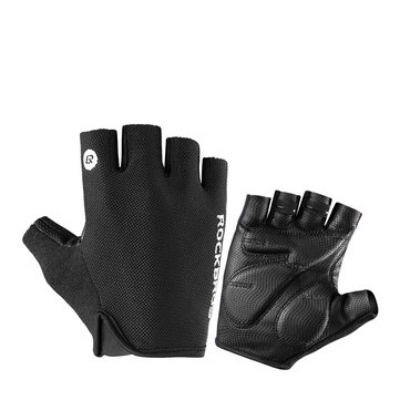 ROCKBROS Bicycle Gloves Half Finger Bike Gloves Shockproof Breathable Gloves