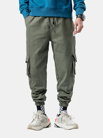 Hombres nuevos Plus Terciopelo grueso Tamaño grande Monos Pierna Pantalones Ca