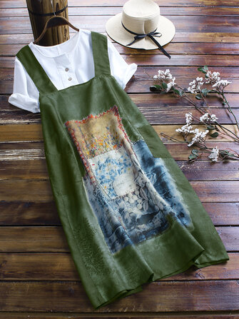 Robe imprimée vintage