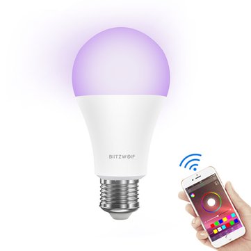 BlitzWolf® BW-LT21 RGBWW 10W E27 APP Smart LED Lamba Ampul Amazon Alexa ile Çalışır Google Yardımcısı AC100-240V