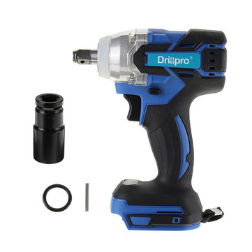 Drillpro 320N.M Electric Wrench Impact Wrench Brushless Cordless Electric Wrench Power Tool Torque with One Battery