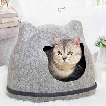 Heypet Cat Bed Rumah Hewan Peliharaan Kucing Tikar Pet Lubang