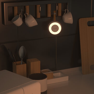 BlitzWolf® BW-LT22 Radar Sensor LED Night Light Dry Bateria Tratamento de escurecimento por toque para uso doméstico 