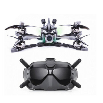 Flywoo Vampire2 HD 210 mm F4 Bluetooth 4S FPV Racing Drone BNF mit DJI Lufteinheit und Schutzbrille 