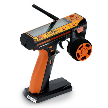 FlySky GT3C 2.4Ghz 3CH AFHDS LCD Screen PPM Output Transmitter with FS-GR3E 3CH Receiver for RC Boat Car
