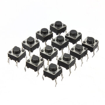 Geekcreit® 100pcs Mini Micro Momentâneo Botão Táctil com Interruptor do Tato DIP P4